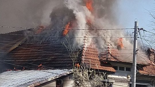 Incendiu la o casă de pe strada Sitei, din municipiu