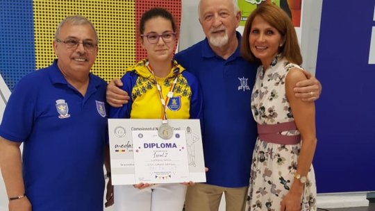 Brașoveanca Sonia Lupașcu, locul 2 la floretă fete U13, la Campionatele Naţionale de la București