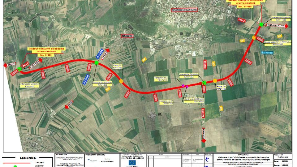 O asociere de firme se va ocupa de realizarea Ocolitoarei municipiului Sfântu-Gheorghe