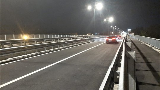 BRAȘOV. Se circulă pe podul Fartec! A fost deschis cu 7 minute înainte de miezul nopții