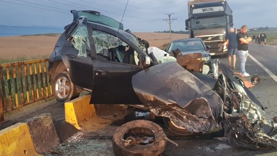 BRAȘOV. Accident cu 6 victime pe DN1. Trafic blocat între Beclean și Dridif