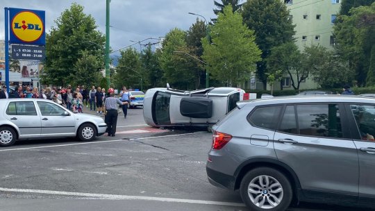 Accident cu victime la LIDL Micșunica