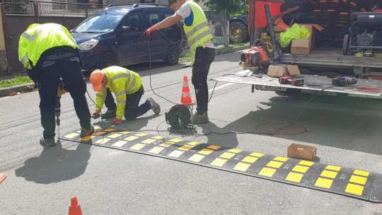 Limitatoare de viteză în orașul Râșnov