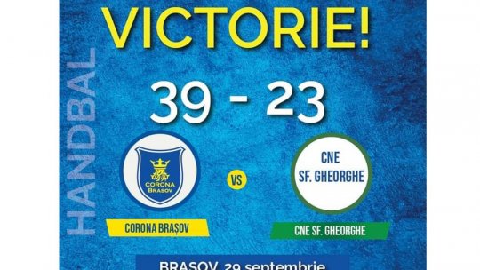 Victorie pentru handbalistele Coronei, pe teren propriu, în Divizia A