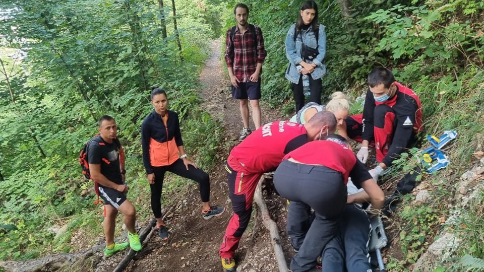 Accidentat pe Tâmpa