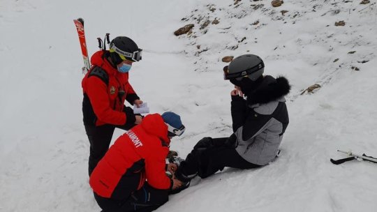 3 accidente pe pârtiile din Postăvaru, astăzi