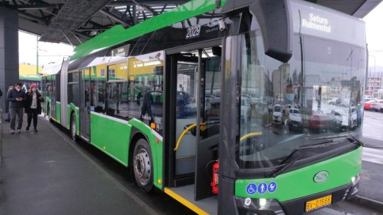 Noile troleibuze RATBv: peste 2 milioane de kilometri parcurși și o reducere semnificativă a poluării