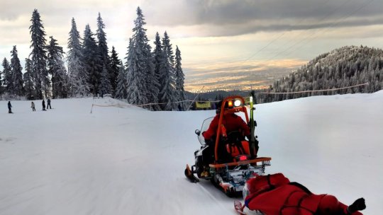 6 accidentări pe pârtiile din Poiană, luni