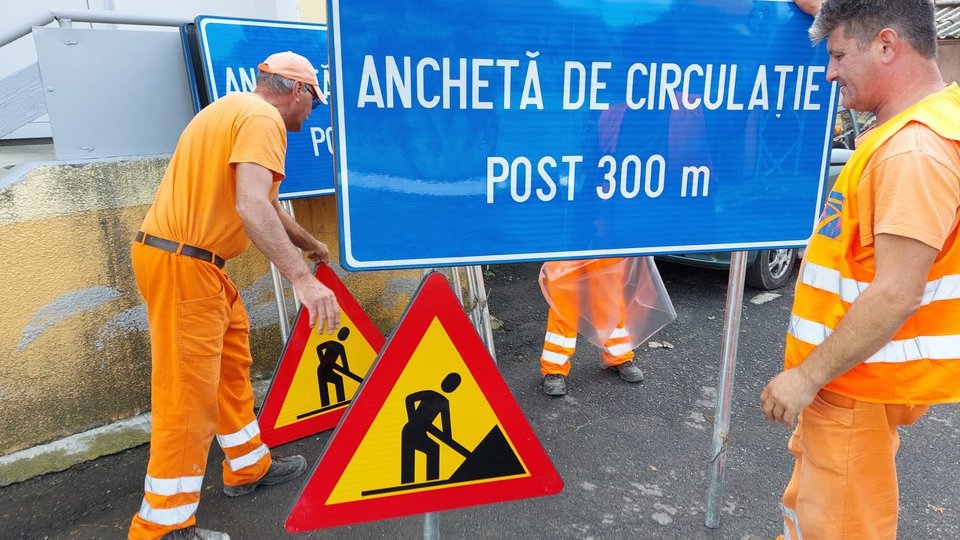 Anchete de circulație Origine - Destinație, mâine, la Brașov