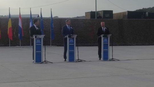 Premierul Regatului Ţărilor de Jos, Mark Rutte, efectuează o vizită la Centrul Naţional de Instruire Întrunită "Getica" de la Cincu