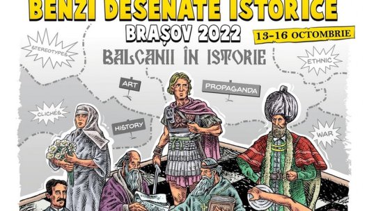 Zeci de artiști și specialiști din 7 țări, prezenți la cea de-a 5 - a ediție a Festivalului Internațional de Benzi Desenate Istorice Brașov