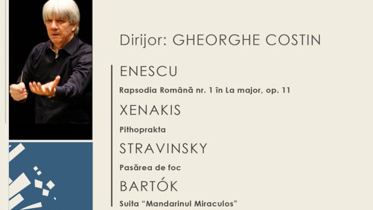 Rapsodia Română nr. 1, de Enescu, săptămâna aceasta la Filarmonica Brașov