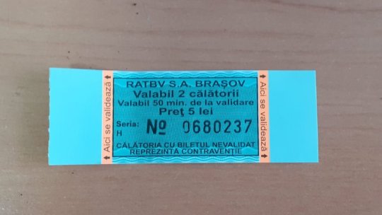 RATBV vrea să renunțe la biletele din hârtie