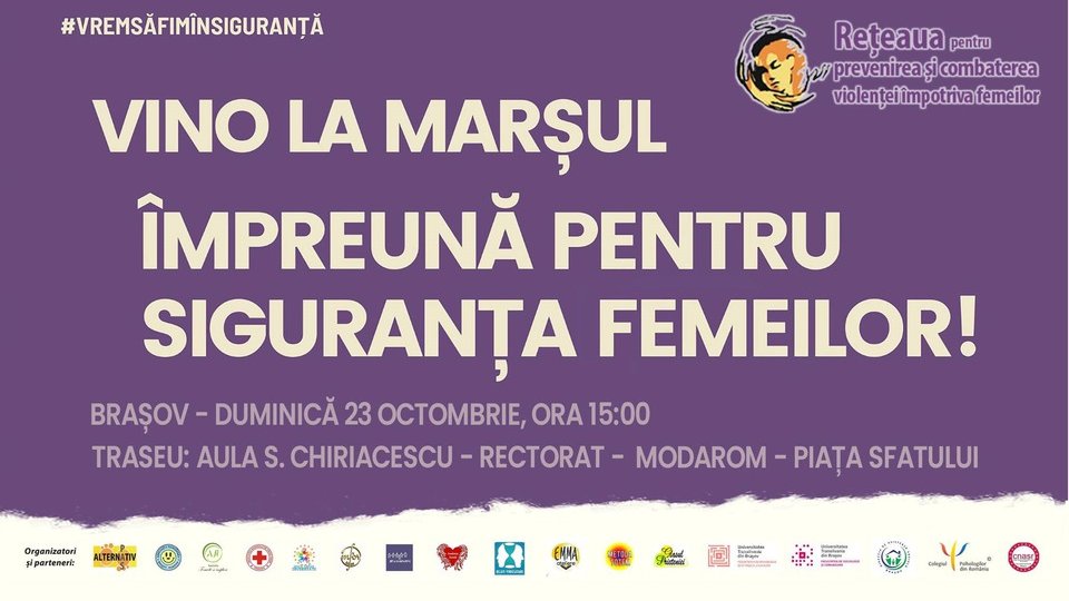 Apel de solidaritate cu Marșul Împreună pentru siguranța femeilor!