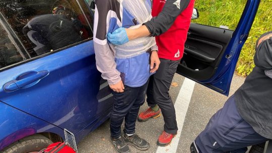 Bicicliști accidentați pe munte