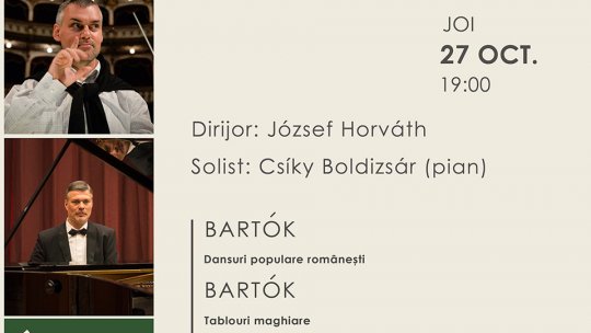 Concertul de joi al Filarmonicii, sub bagheta dirijorului József Horváth