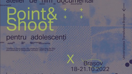Înscrieri pentru atelier de film gratuit, în octombrie