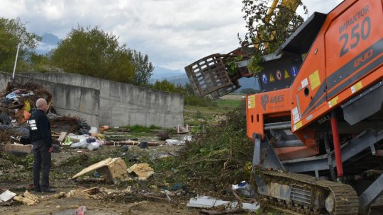 Utilaj pentru transformarea deșeurilor în sursă de energie, la Râșnov
