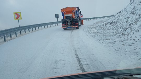 Ninge abundent pe drumurile din zona montană înaltă