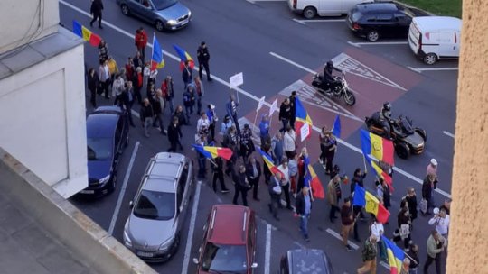 Protest, în centrul Brașovului, împotriva facturilor mari la energie