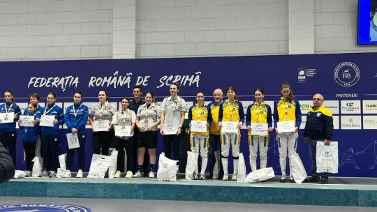 Bronz pentru floretistele Coronei la Campionatul Național de Juniori