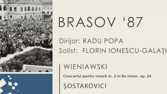 Concert dedicat Revoltei de la Brașov, joi seară la Filarmonică