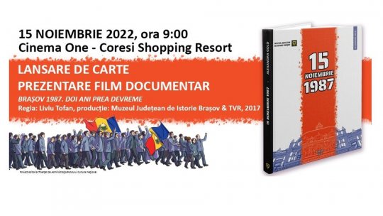 Lansare de carte la mall, în amintirea Revoltei Anticomuniste din 1987