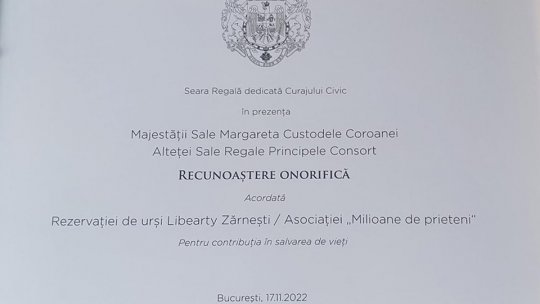 RECUNOAȘTERE ONORIFICĂ