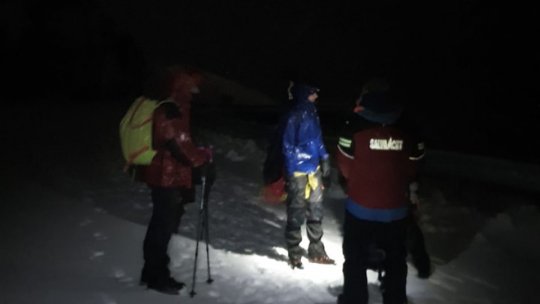 25 de turişti salvați din Munţii Făgăraş