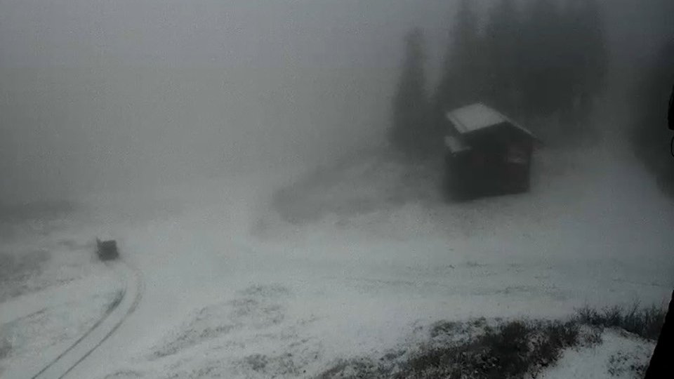 A venit iarna în Poiana Brașov