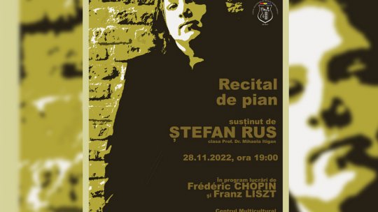 Recital omagial dedicat lui Tudor Ciortea, luni, la Centrul Multicultural al Universității Transilvania