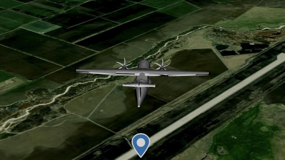 Zbor de calibrare pe Aeroportul Brașov, astăzi