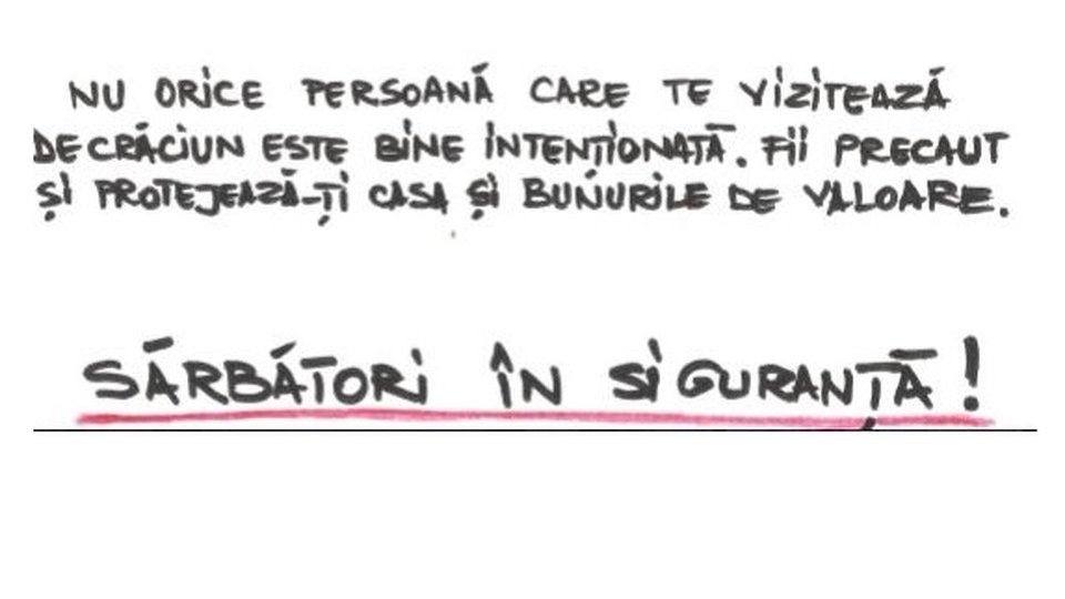Polițiștii brașoveni derulează o amplă campanie de prevenire a furturilor în perioada sărbătorilor