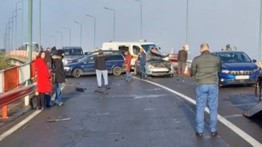 CARAMBOL CU 17 MAȘINI LA BRAȘOV