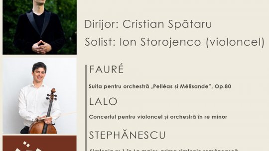 Prima simfonie românească se aude, joi, la Filarmonica Brașov