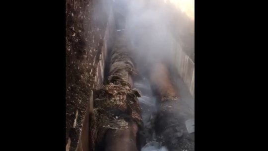 600 de apartamente din Florilor, fără căldură până joi dimineața. Intervenție complexă pentru repararea rețelei de transport agent termic (VIDEO)