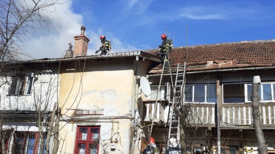 Incendiu pe strada Castelului (VIDEO)