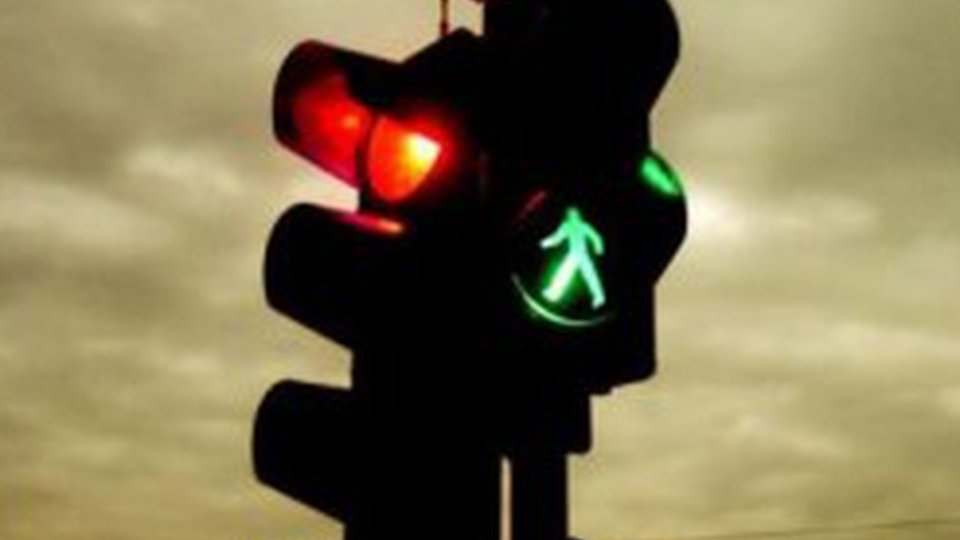 Trecere de pietoni, în zona Școlii Gimnaziale nr. 11, din oraș