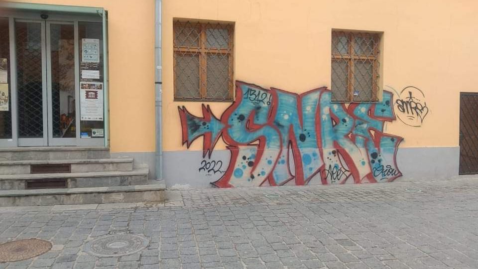 Muzeul Civilizației Urbane, vandalizat de artiștii de ocazie