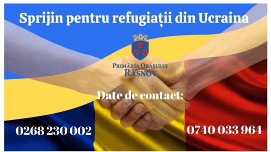 Râșnovul, în sprijinul refugiaților din Ucraina