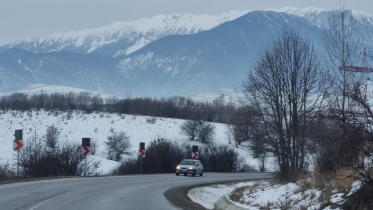 Carosabil umed, se circulă în condiții de iarnă