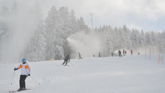 Starea pârtiilor, astăzi. Atenție în apropierea instalațiilor de producere a zăpezii artificiale!