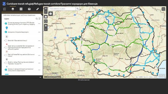 Ministerul Transporturilor a lansat o aplicaţie online pentru refugiaţii din Ucraina