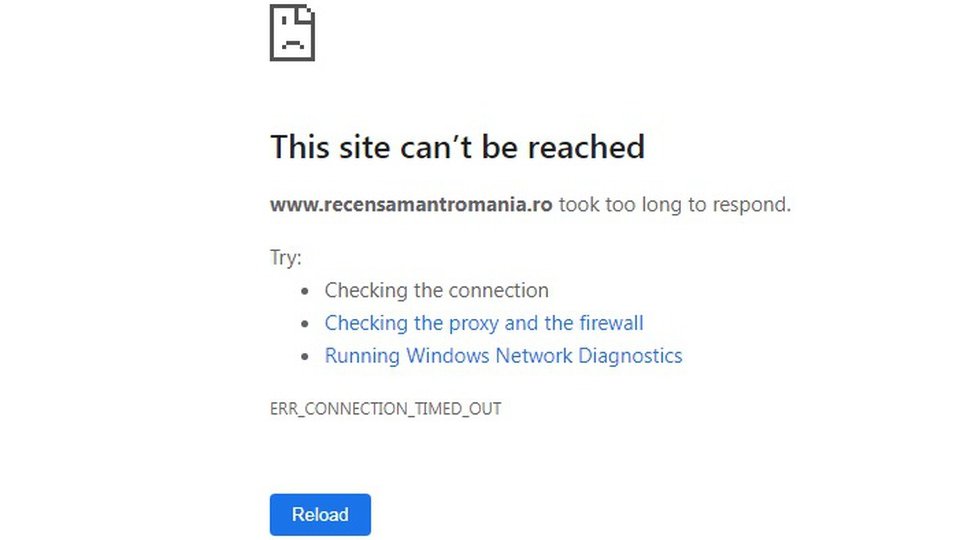 În ziua de debut a etapei de autorecenzare, platforma online nu funcționează