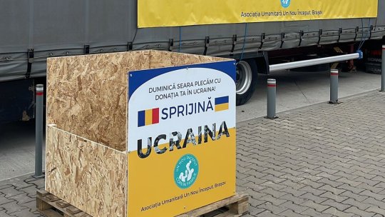 Ajutoare de la brașoveni pentru cetățenii ucraineni rămași în țara lor, prin proiectul "Sprijină Ucraina!"