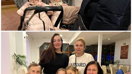O femeie de 90 de ani și gemene de 1 an, printre refugiații ucraineni din Brașov