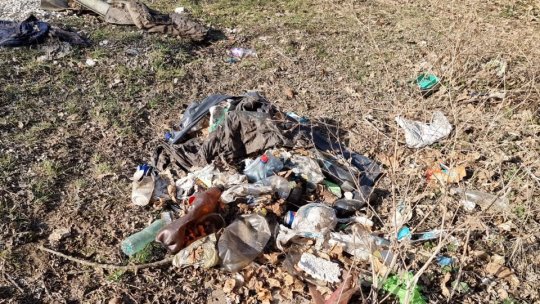 Curățenie de primăvară, pe muntele Tâmpa