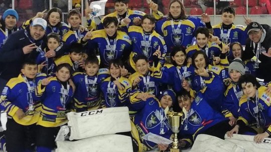 Echipa U14 a Coronei, campioana României la hochei pe gheață