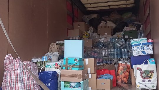 "Brașov pentru Ucraina": primul TIR cu ajutoare de la populație a plecat spre Cernăuți