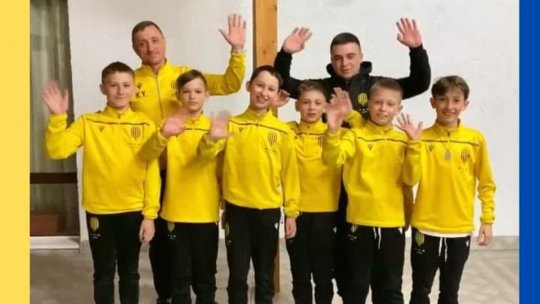 Micii fotbaliști de la RUH Lviv au părăsit România